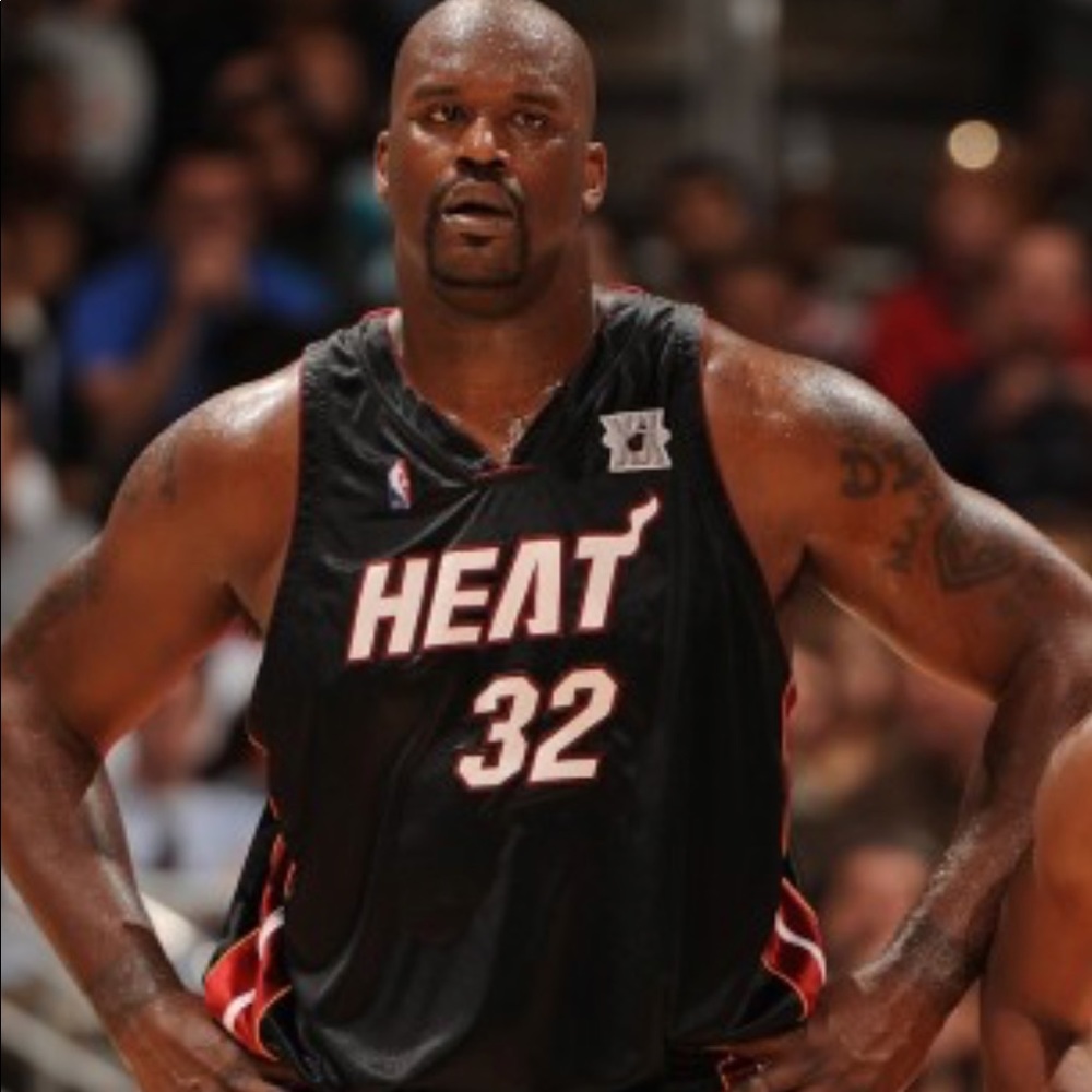 Retired O’Neal #32 NBA Miami Heat Jersey